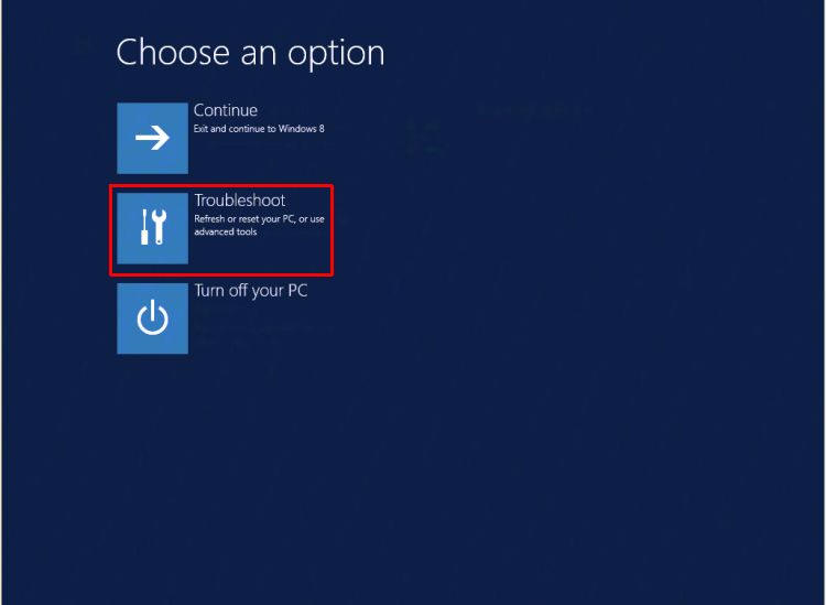 Restore Windows 8 using the Factory image restore method in Dell Backup