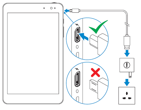 Charging And Turning On The Dell Venue 8 Pro 3845 Tablet Dell India