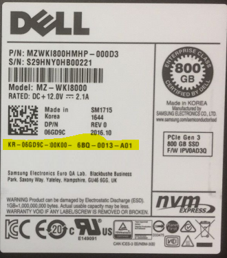 Dell Poweredgeの部品のppid 製造番号 を見つける方法 Dell 日本