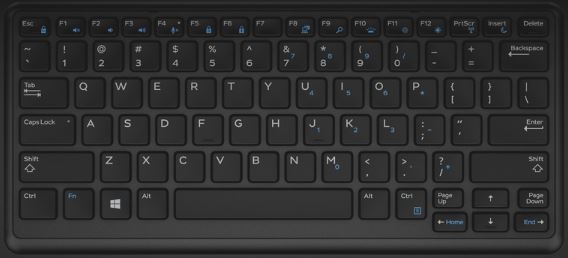 Dell Latitude 5490 7490 US-International tastiera retroilluminata 4VMV0