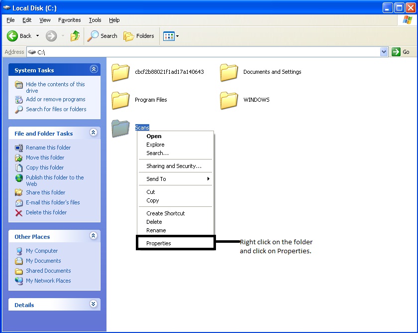Creation D Un Dossier Partage Sur Windows Xp Pour Numerisation Reseau Config Dell Suisse