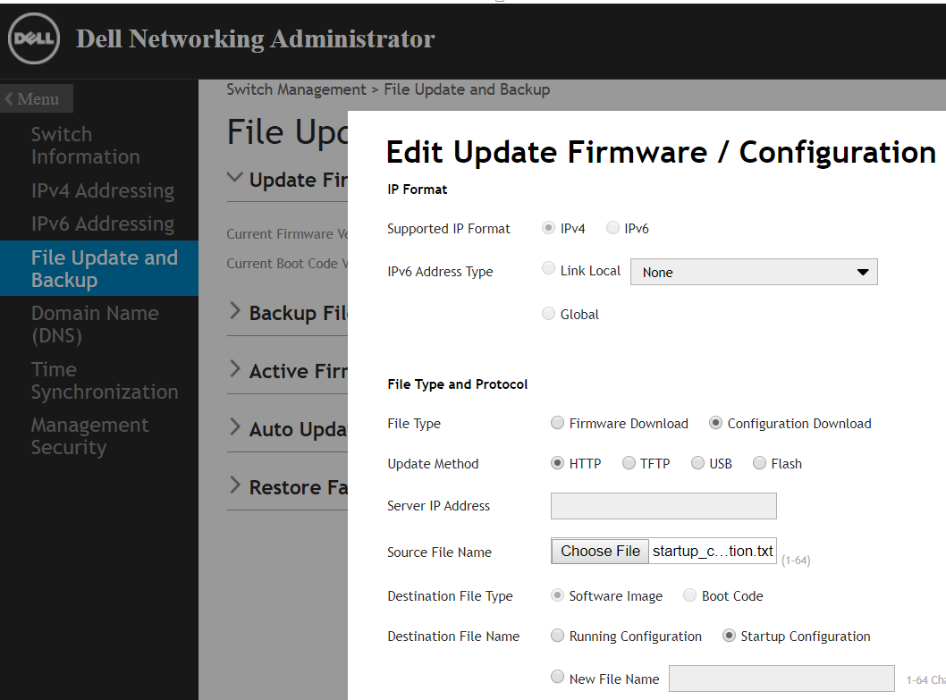 Dell EMC Networking X1000 and X4000 Switches How to Restore the