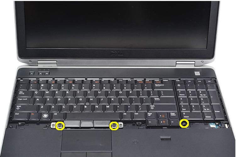 Dell Latitude E6520 Removal Guide for the Keyboard Trim and Keyboard Dell Haiti