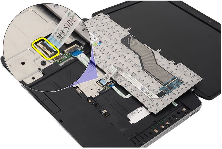 Latitude E5420 Removal guide for Battery, SIM card, Keyboard Trim