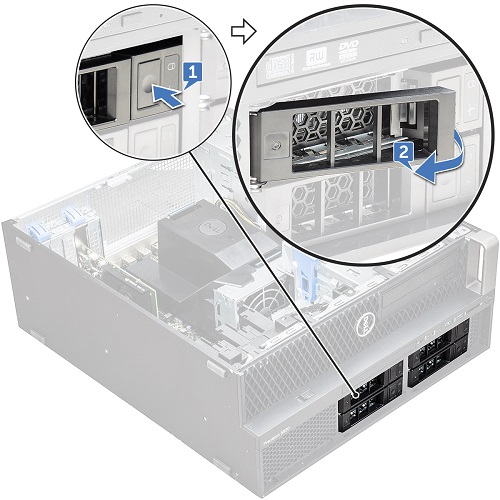Precision Tower 5820 Teardown removal guide for customer replaceable