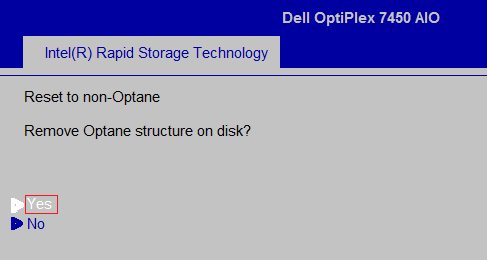 ハードドライブまたはoptaneデバイスで障害が発生すると Optaneが有効になっているシステムが起動しないことがある Dell 日本