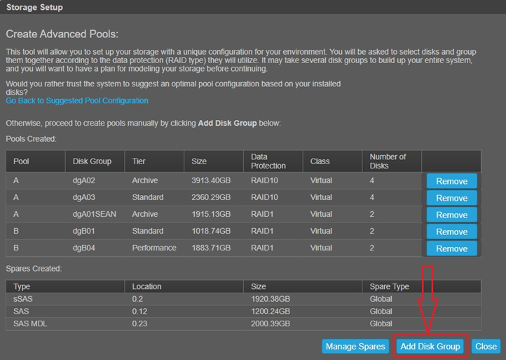 PowerVault ME4 How to Create a Virtual Disk Group with ME Storage