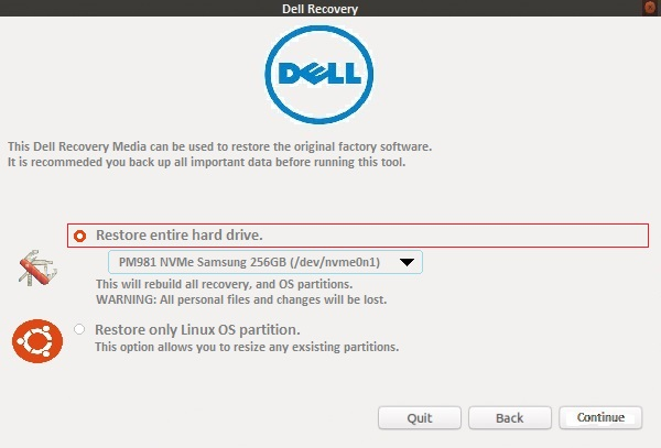 Dell windows 10 kurtarma medyası indirme
