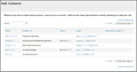 プレミア Dell のプレミア Web ページについて Dell 営業担当者 Dell アカウントチームを見つける方法 Dell 日本