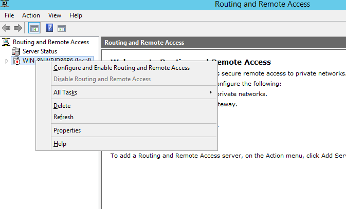 Routing and Remote Access