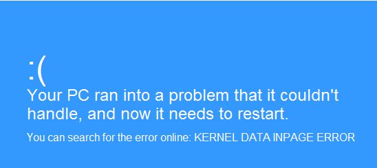 Ett Fel Har Uppstått På Datorn Windows 10