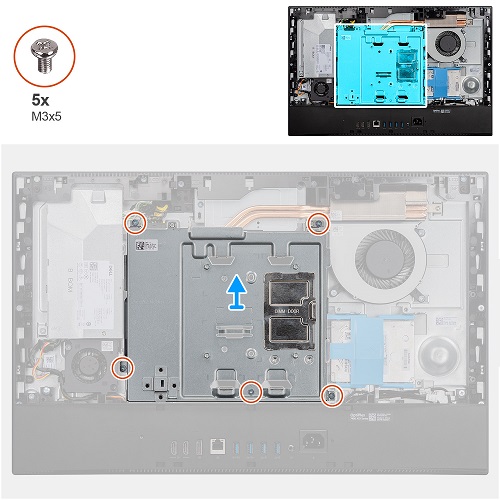 OptiPlex 5480 AIO（All-in-One）顧客交換可能ユニット（CRU