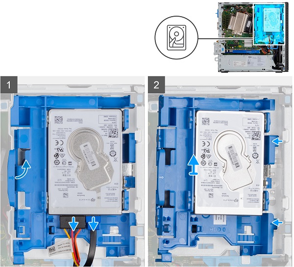 Precision 3440 HDD_Assembly