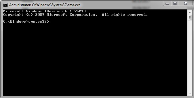 win7 cmd-vindu