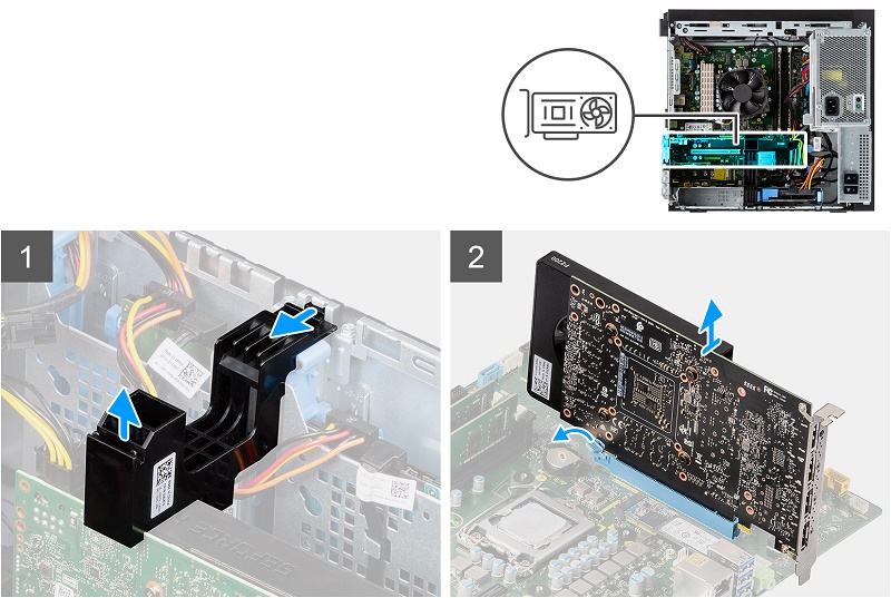 Dell 3650 和 3650 XE Precision 工作站扩充卡