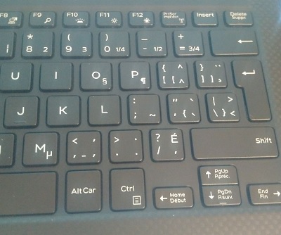 How To Use French Canadian Keyboards With Double Characters Symbols Dell Us