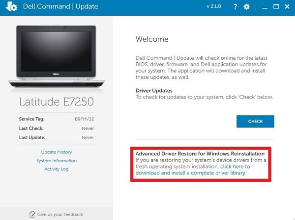 How to use and troubleshoot Dell Command  Update to update all drivers BIOS and firmware for 