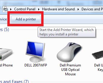 dell network printer