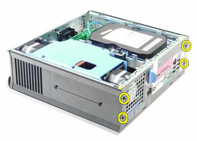 Optiplex 755 Ultra Small Form Factor Usff Removal Guide For The System Board Sled Heatsink Cooling Fans And Coin Cell Battery Dell Us