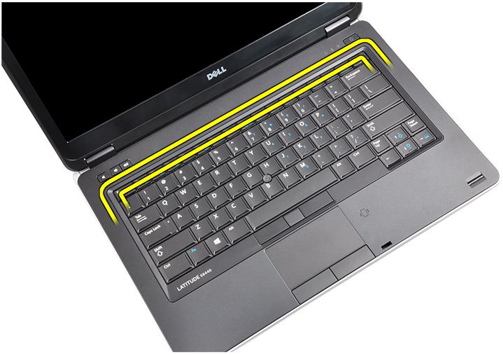Latitude E6440 Removal Guide For Keyboard Trim Keyboard And Hard Drive Dell Us