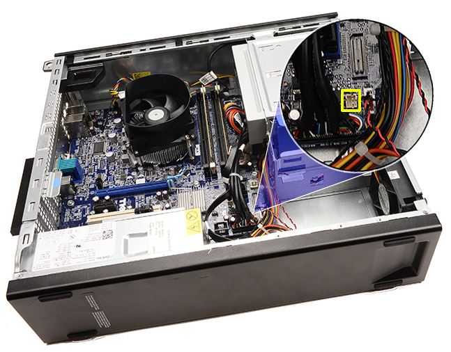 OptiPlex 7010 Desktop (DT) Removal Guide for the Front Thermal Sensor