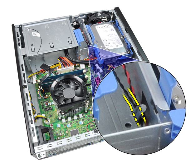 OptiPlex 7010 Desktop (DT) Removal Guide for the Front Thermal Sensor