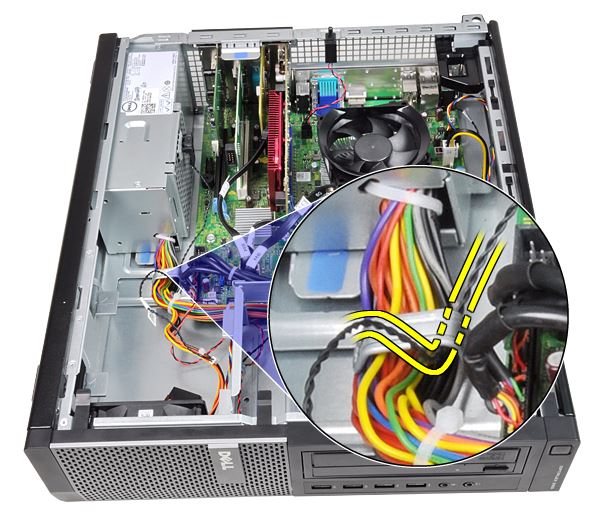 OptiPlex 7010 Desktop (DT) Removal Guide for the Front Thermal Sensor