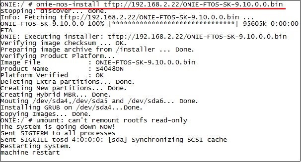 Open Networking Switch Dell Networking Osインストール手順 Dell 日本