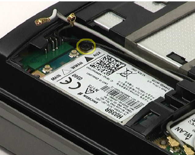 Removing the Modem Daughtercard, WLAN (wireless) Card, WWAN (mobile