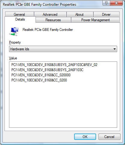 Pci vendor and device ids do not match что это