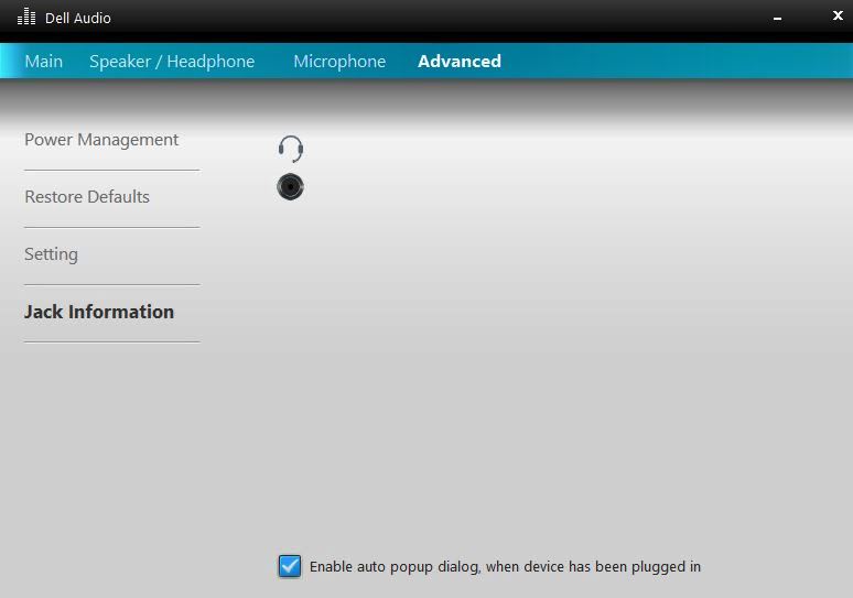 Headphone not working on the Audio Port on Notebook Dell US