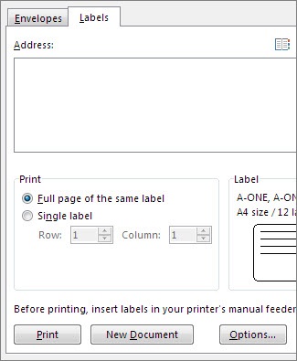 How to Make Pretty Labels in Microsoft Word