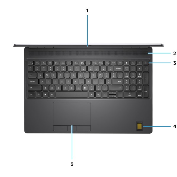 Precision 7560 컴퓨터에 대한 시각적 안내 Dell 대한민국