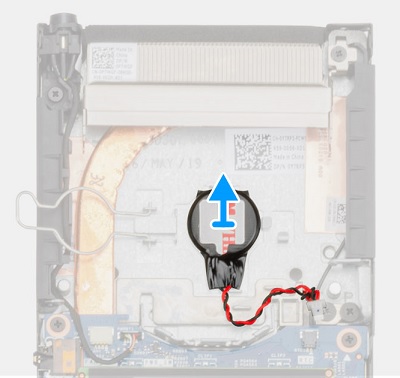 rimozione della batteria