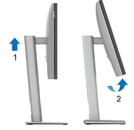 Rotating the Dell UltraSharp 27 Monitor - U2724DE