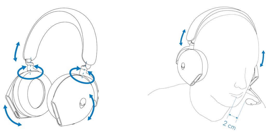 Dell Alienware 920H TriMode Wireless (AW920H) Gaming Headset Usage and