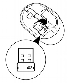dell mobile wireless mouse ms3320w installing battery2