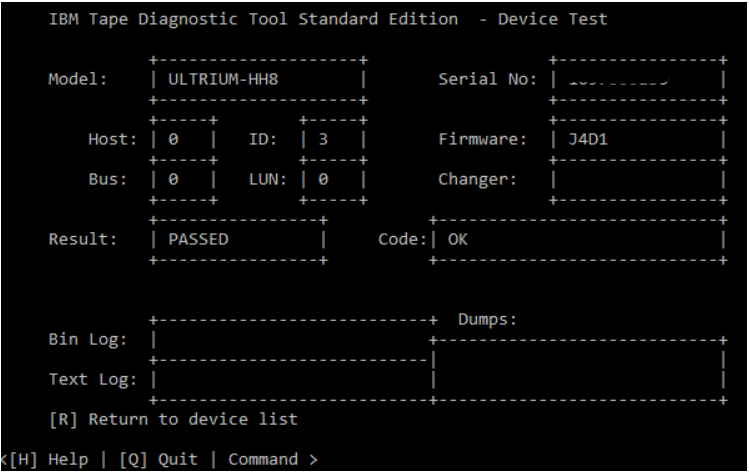 Select the drive with media