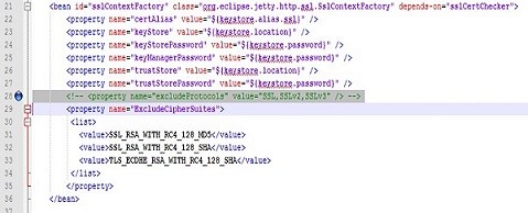 Dodaj {C} na końcu wiersza