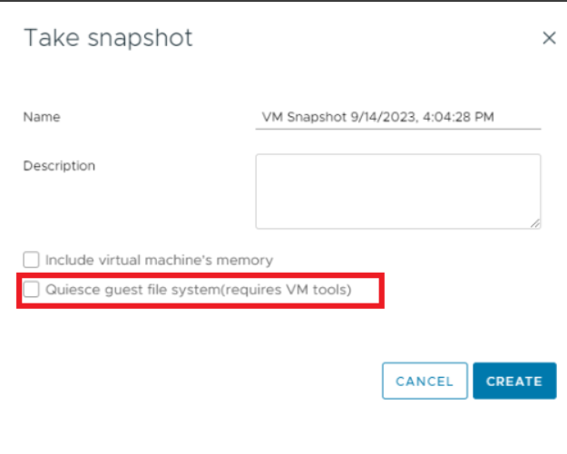 PowerStore Unable to replicate quiesced ReadWrite snapshots of vVol