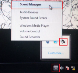 Administrador de sonido