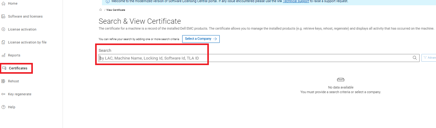 Finding Isilon license file in SLC