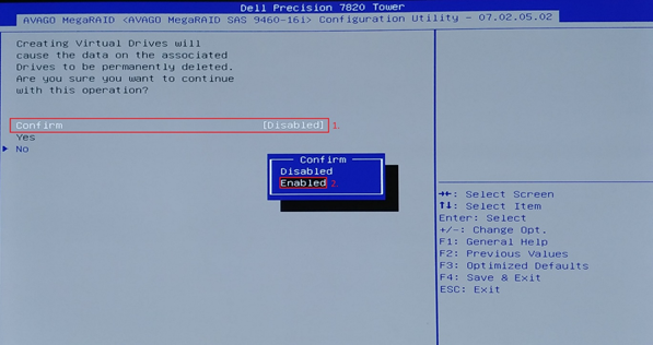 UEFI VROC LSI MegaRAID 11
