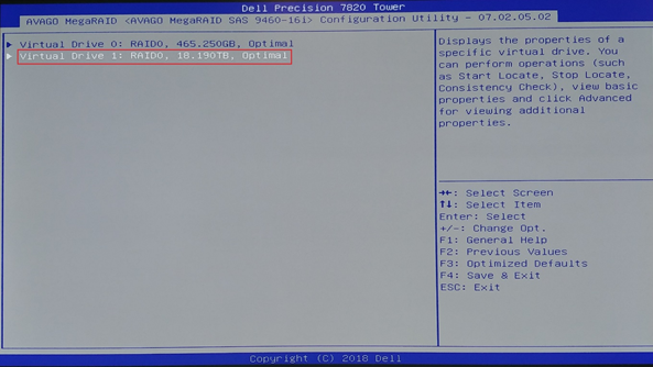 UEFI VROC LSI MegaRAID 17