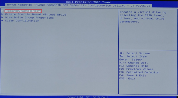 UEFI VROC LSI MegaRAID 3