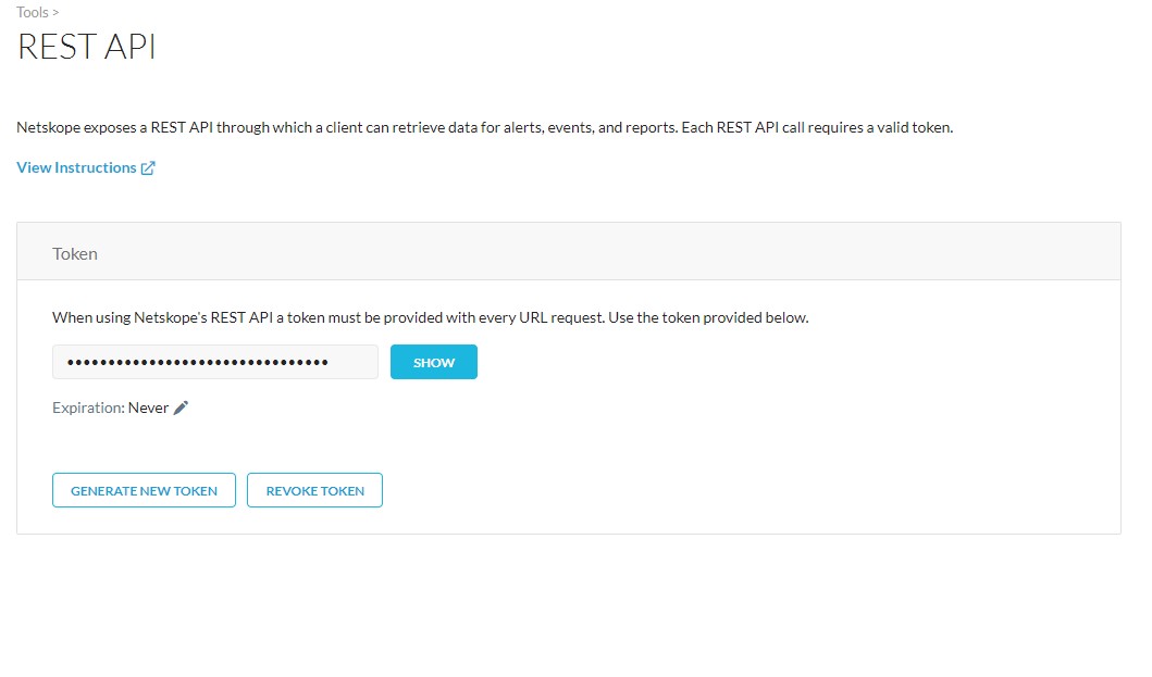 How to Retrieve the Netskope REST API Key | Dell Canada