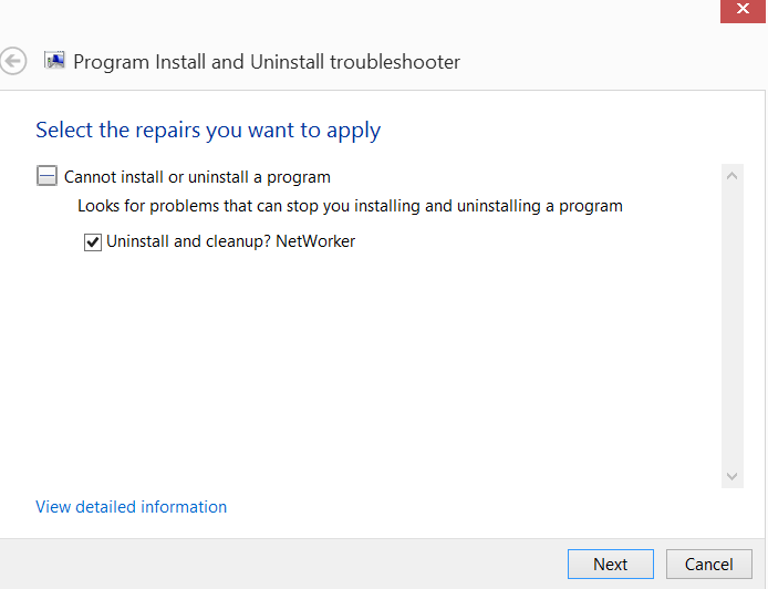 Valitse korjattavissa olevien korjausten tyyppi