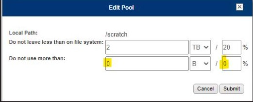 Aşağıdaki kısıtlamaya sahip karalama depolaması, İş analizinin tamamlanması uzun sürer