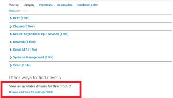 Dell Drivers and Downloads Browse Drivers