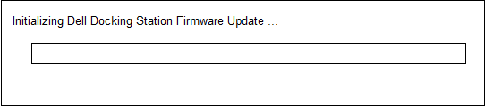 Initializing Dell Docking Station Firmware